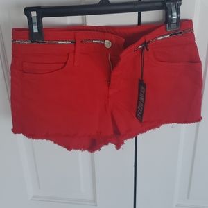 JOE'S Red Shorts